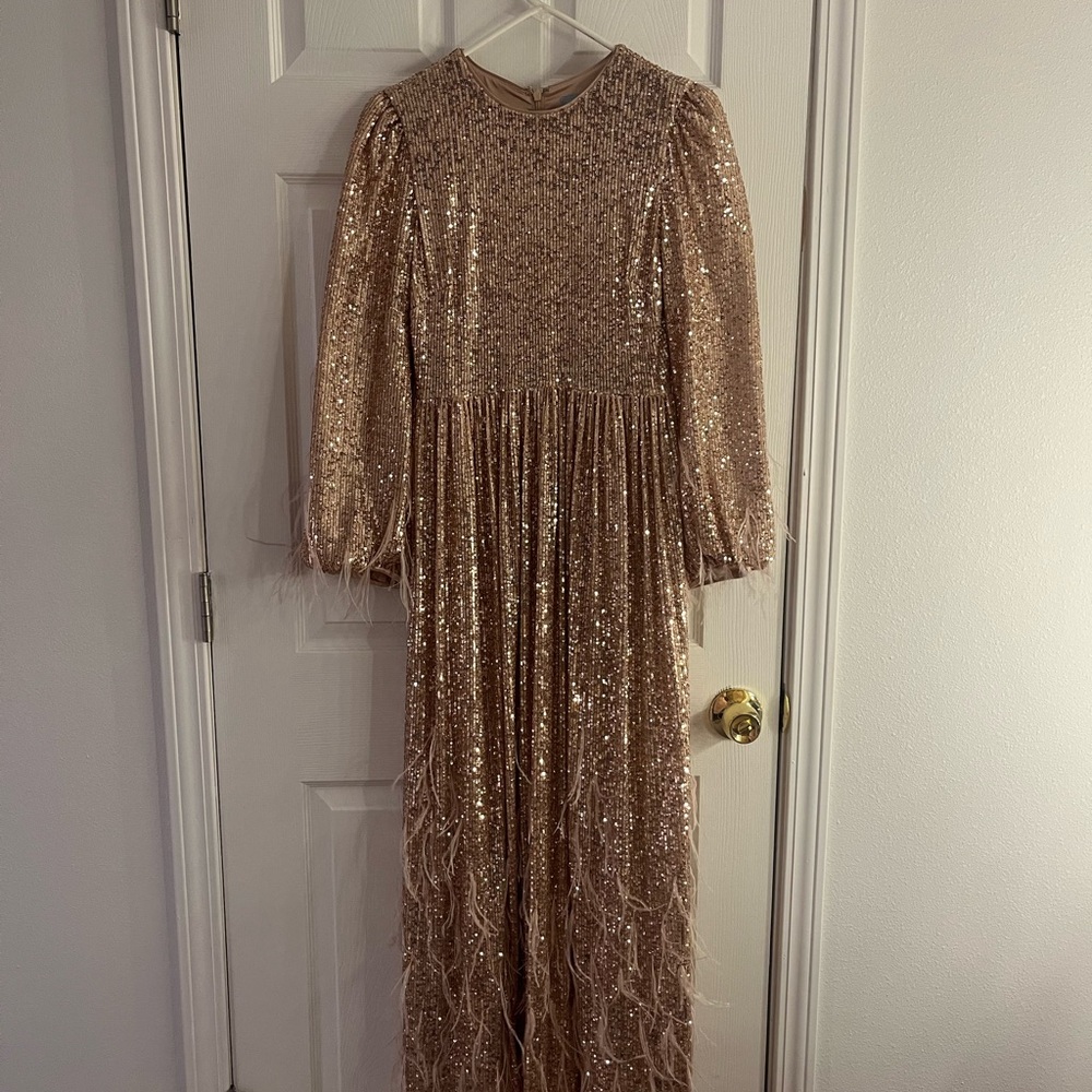 Elegant Sequin Evening Gown